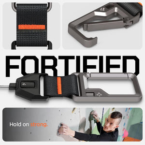 Spigen for AirPods Pro 3 / AirPods Pro 2 Lanyard with Carabiner – Black