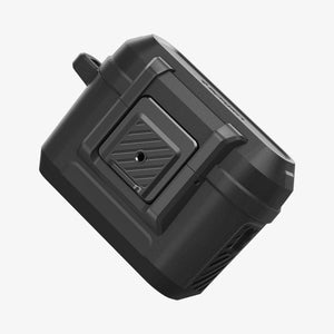 ACS05485 - Apple AirPods Pro 2 Case Lock Fit in matte black showing the front