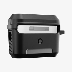 ACS05485 - Apple AirPods Pro 2 Case Lock Fit in matte black showing the front
