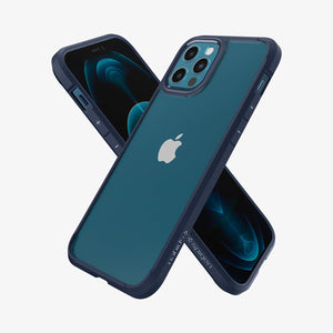 ACS01618 - iPhone 12 Pro Max Case Ultra Hybrid in crystal clear showing the back