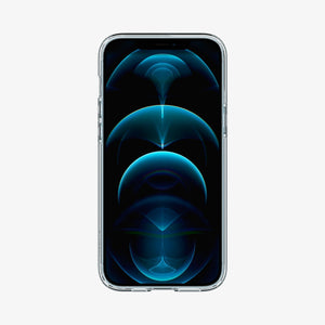 ACS01618 - iPhone 12 Pro Max Case Ultra Hybrid in crystal clear showing the back