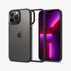 ACS03204 - iPhone 13 Pro Max Case Ultra Hybrid in crystal clear showing the back