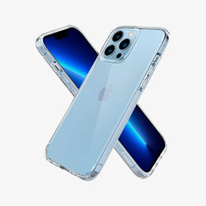 ACS03204 - iPhone 13 Pro Max Case Ultra Hybrid in crystal clear showing the back