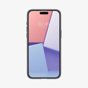 ACS06544 - iPhone 15 Pro Max Case Thin Fit in black showing the back