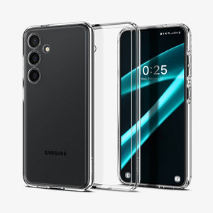 ACS07292 - Galaxy S24 Ultra Case Ultra Hybrid in Crystal Clear showing the back