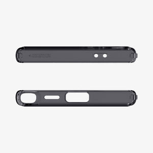 ACS07294 - Galaxy S24 Ultra Case Ultra Hybrid Zero One in Zero One White showing the back