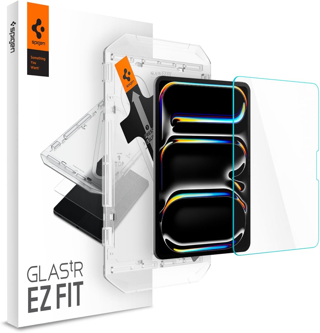 Spigen iPad Pro 11" (M5/M4) Screen Protector – Glas.tR EZ Fit Series (2 Pack)