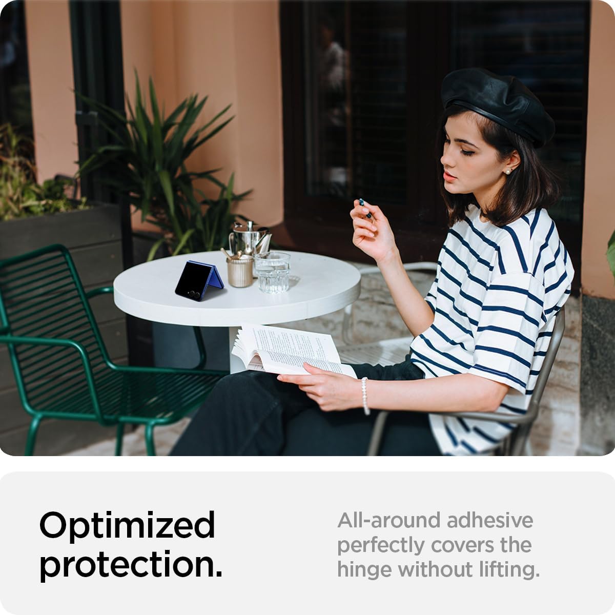 Spigen Tempered Glass Screen Protector [GlasTR EZ FIT] designed for Galaxy Z Flip 7 [Case Friendly] - 2 Pack