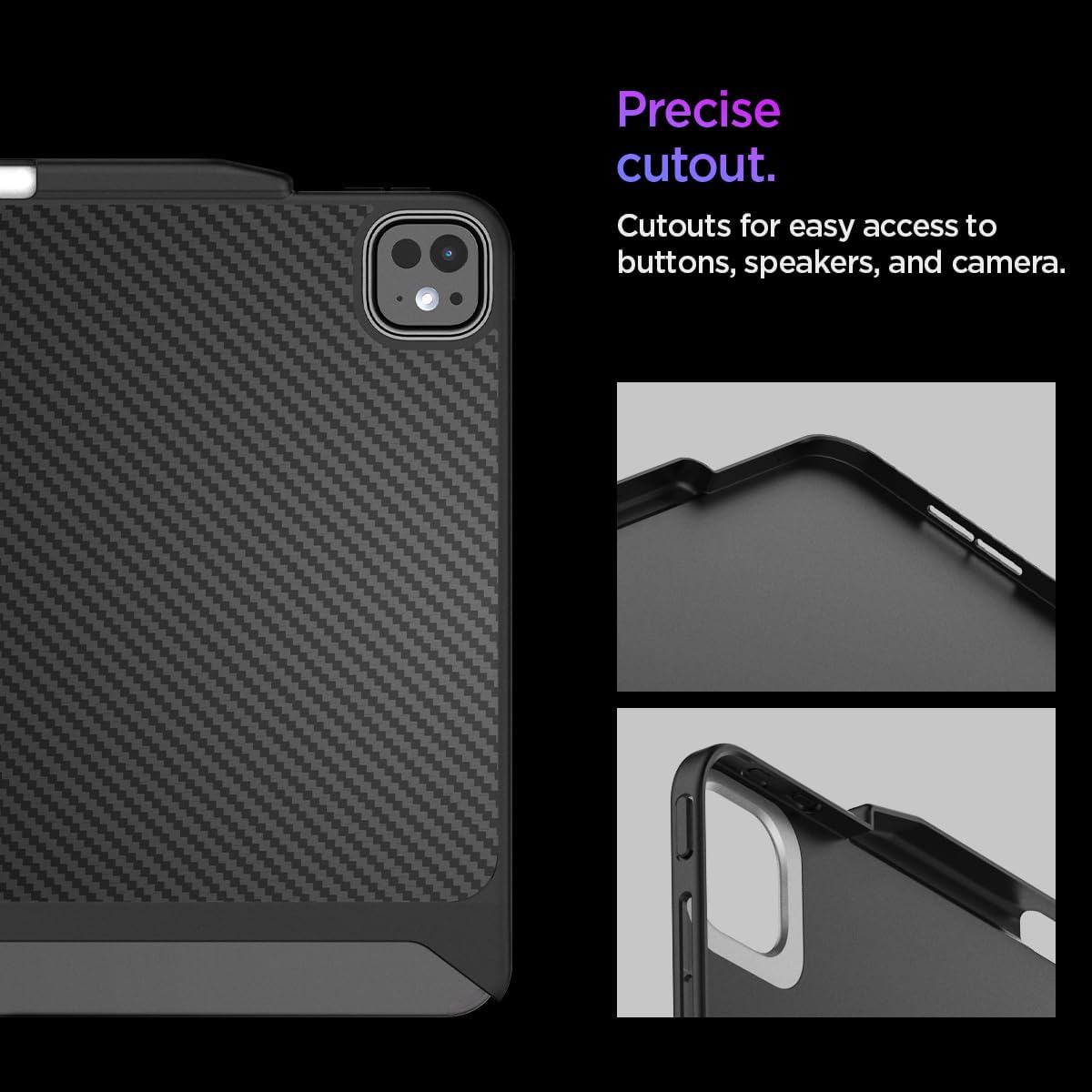 Spigen iPad Pro 11" Case (M5/M4, 2025–2024) – Enzo Aramid