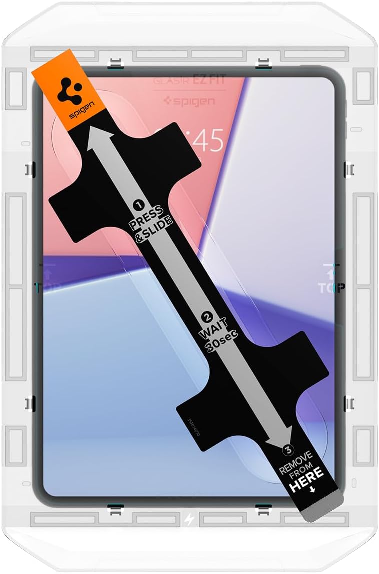 Spigen iPad Pro 11" (M5/M4) Screen Protector – Glas.tR EZ Fit Series (2 Pack)