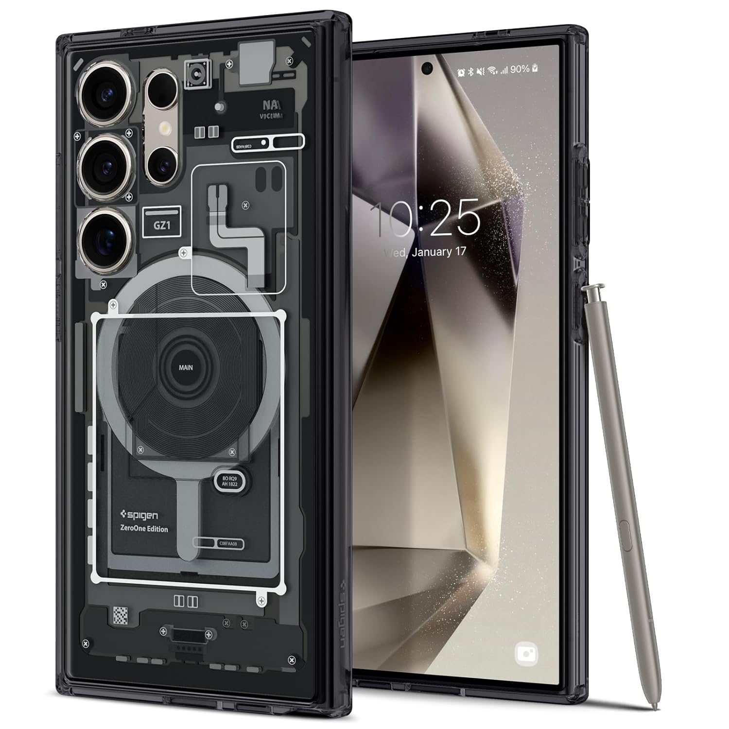 غطاء Spigen Galaxy S24 Ultra – Ultra Hybrid Metal Ring (MagFit)