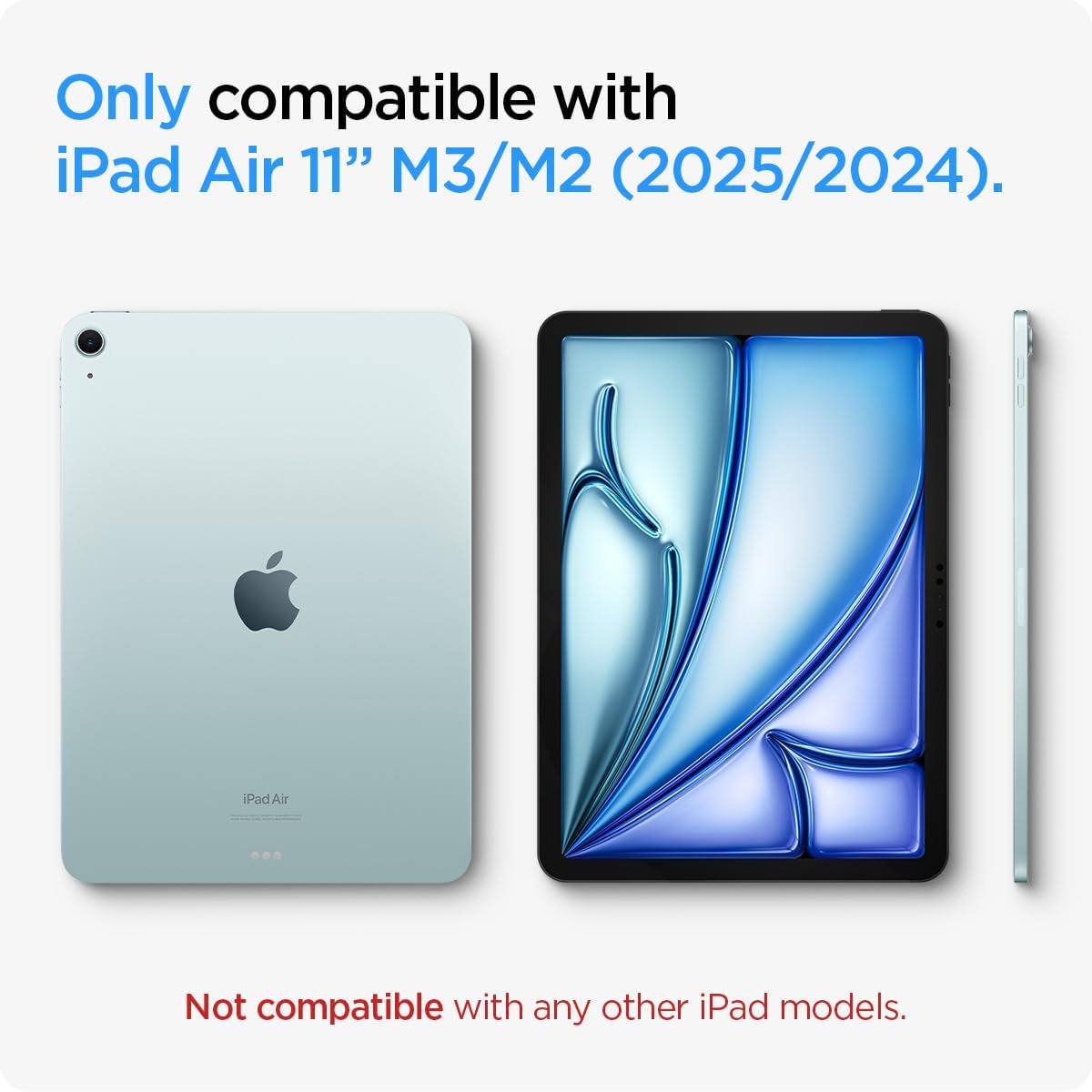 Spigen iPad Air 11" Screen Protector – Glas.tR EZ Fit (M3 2025 / M2 2024) (2 Pack)