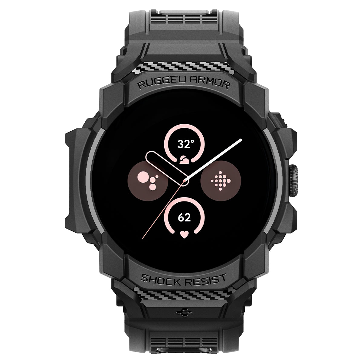 غطاء وسوار Spigen لـ Pixel Watch 3 (45مم) – Rugged Armor Pro