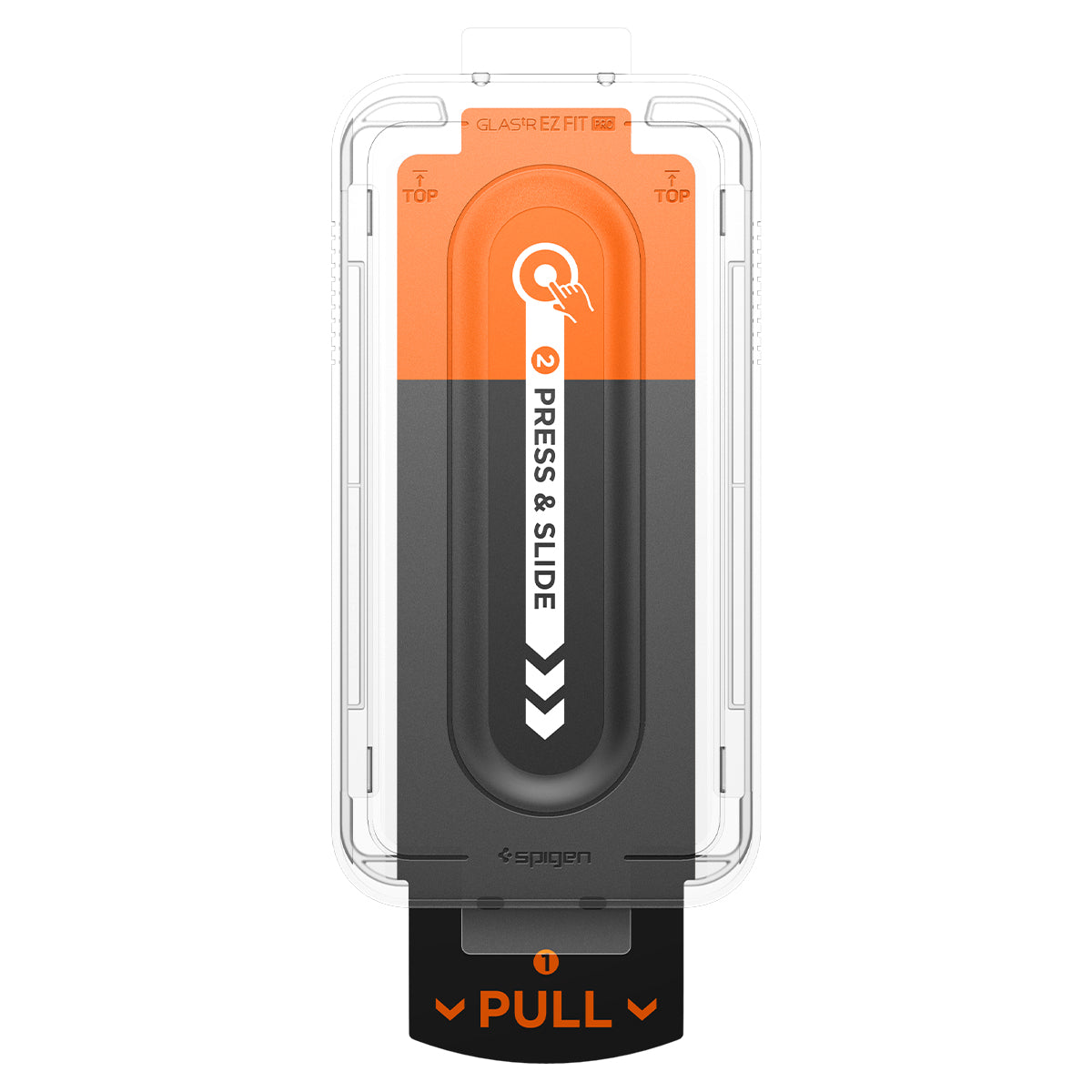 واقي شاشة Spigen Samsung Galaxy S25 Edge - GLAS.tR EZ Fit Pro [عبوة من قطعتين]