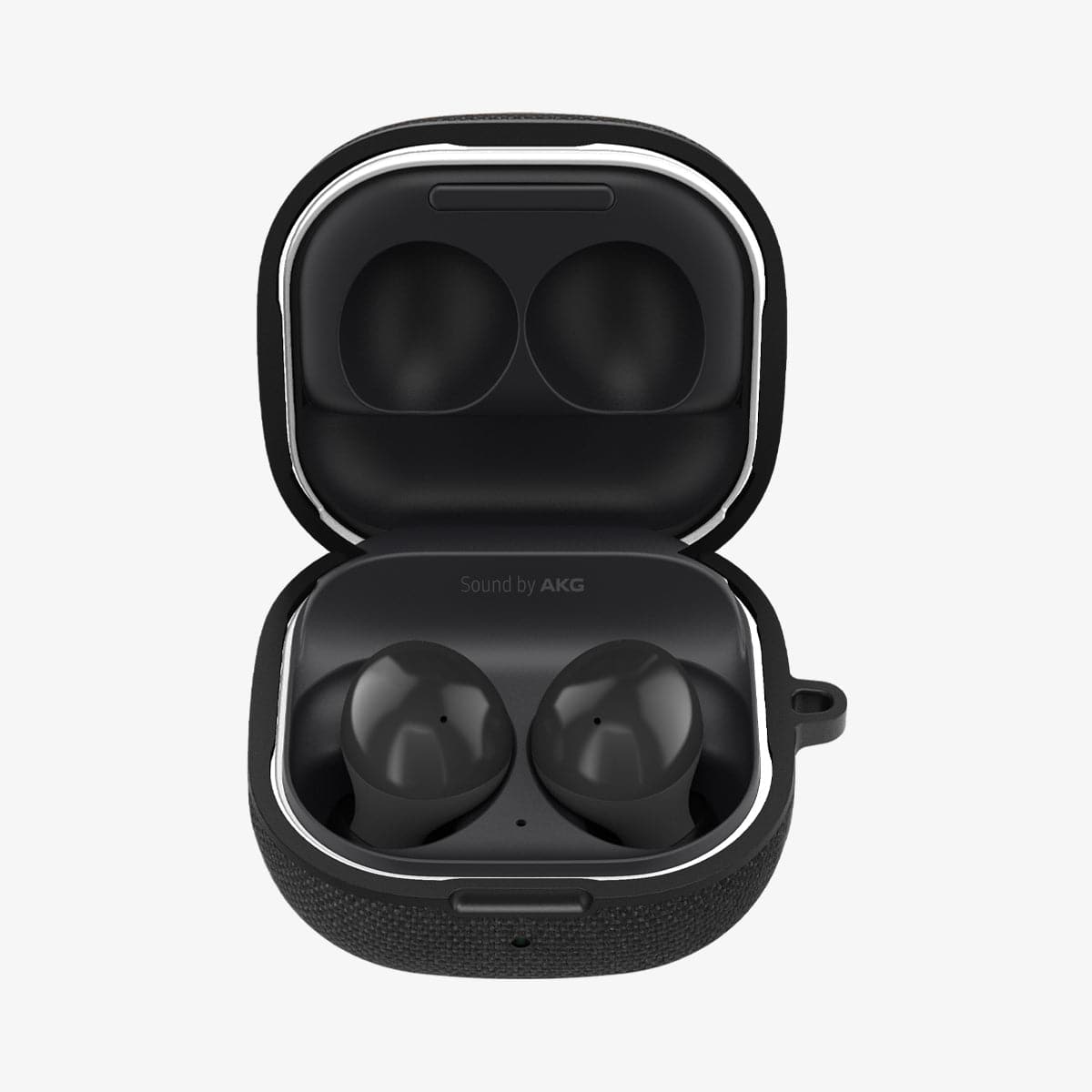 ASD01278 - Galaxy Buds 2 Pro / 2 / Pro / Live Case Urban Fit in black showing the top