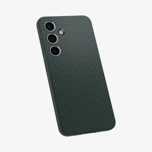ACS07287 - Galaxy S24 Ultra Case Liquid Air in Matte Black showing the back