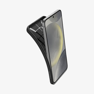 ACS07287 - Galaxy S24 Ultra Case Liquid Air in Matte Black showing the back