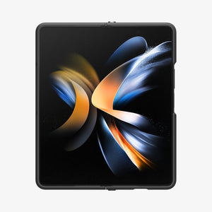 ACS05106 - Galaxy Z Fold 4 Case Neo Hybrid S in black showing the back and front