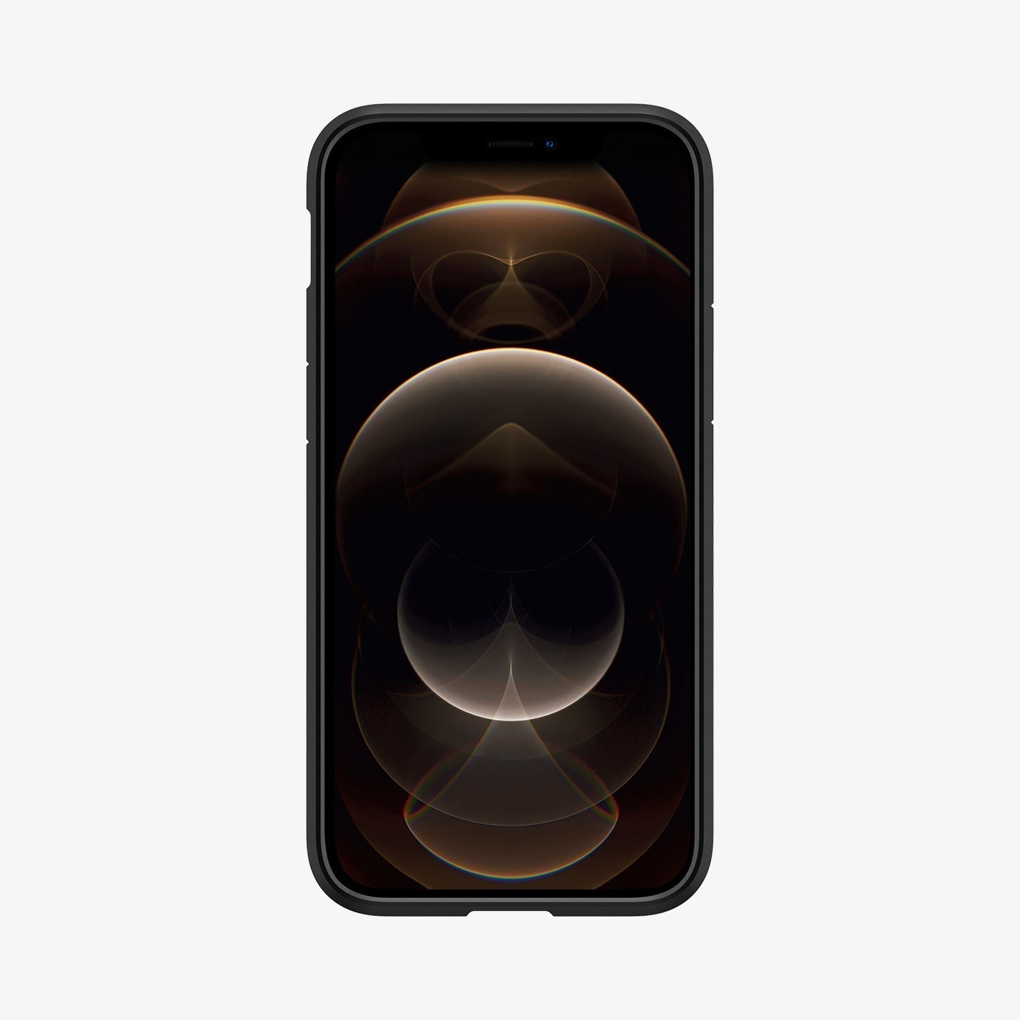 ACS01618 - iPhone 12 Pro Max Case Ultra Hybrid in crystal clear showing the back