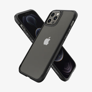 ACS01618 - iPhone 12 Pro Max Case Ultra Hybrid in crystal clear showing the back