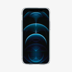 ACS01618 - iPhone 12 Pro Max Case Ultra Hybrid in crystal clear showing the back