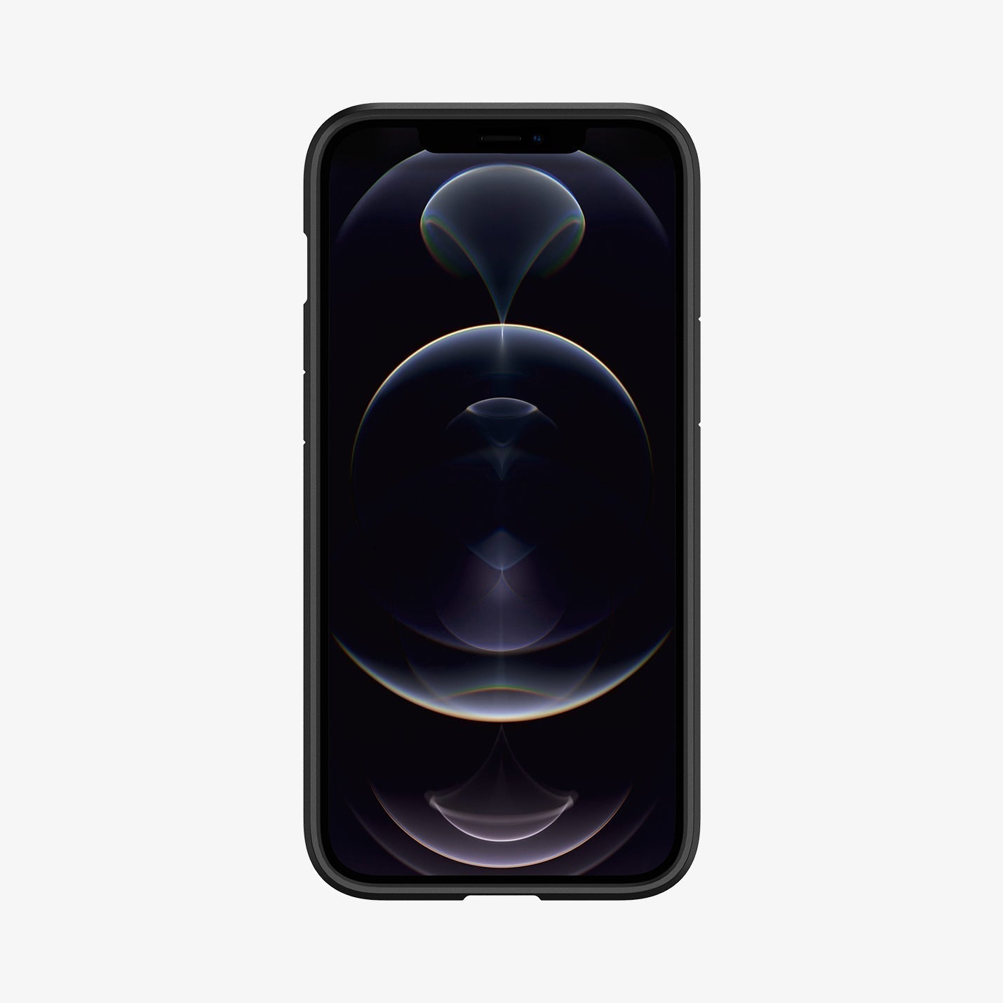 ACS01618 - iPhone 12 Pro Max Case Ultra Hybrid in crystal clear showing the back