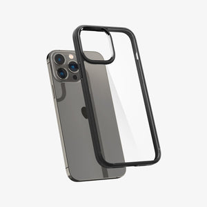 ACS03204 - iPhone 13 Pro Max Case Ultra Hybrid in crystal clear showing the back