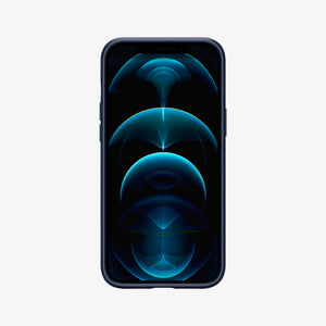 ACS01617 - iPhone 12 Pro Max Case Liquid Air in black showing the back