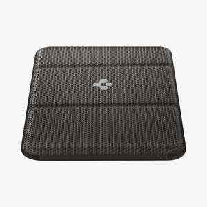 AMP02835 - Universal Card Holder Smart Fold in gunmetal showing the front attached to the back of a device