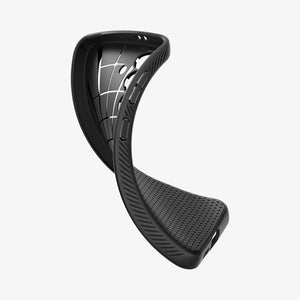 ACS07287 - Galaxy S24 Ultra Case Liquid Air in Matte Black showing the back