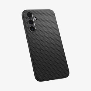 ACS05614 - Galaxy S23 Ultra Case Liquid Air in matte black showing the back