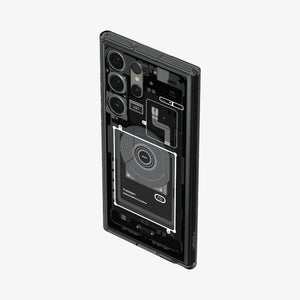 ACS05620 - Galaxy S23 Ultra Case Ultra Hybrid in zero one showing the back