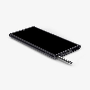 ACS07294 - Galaxy S24 Ultra Case Ultra Hybrid Zero One in Zero One White showing the back