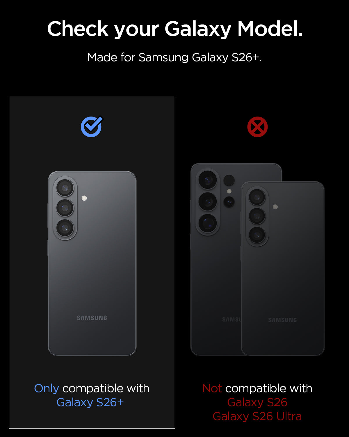 واقي عدسة Spigen Galaxy S26 Plus – Optik Pro EZ Fit