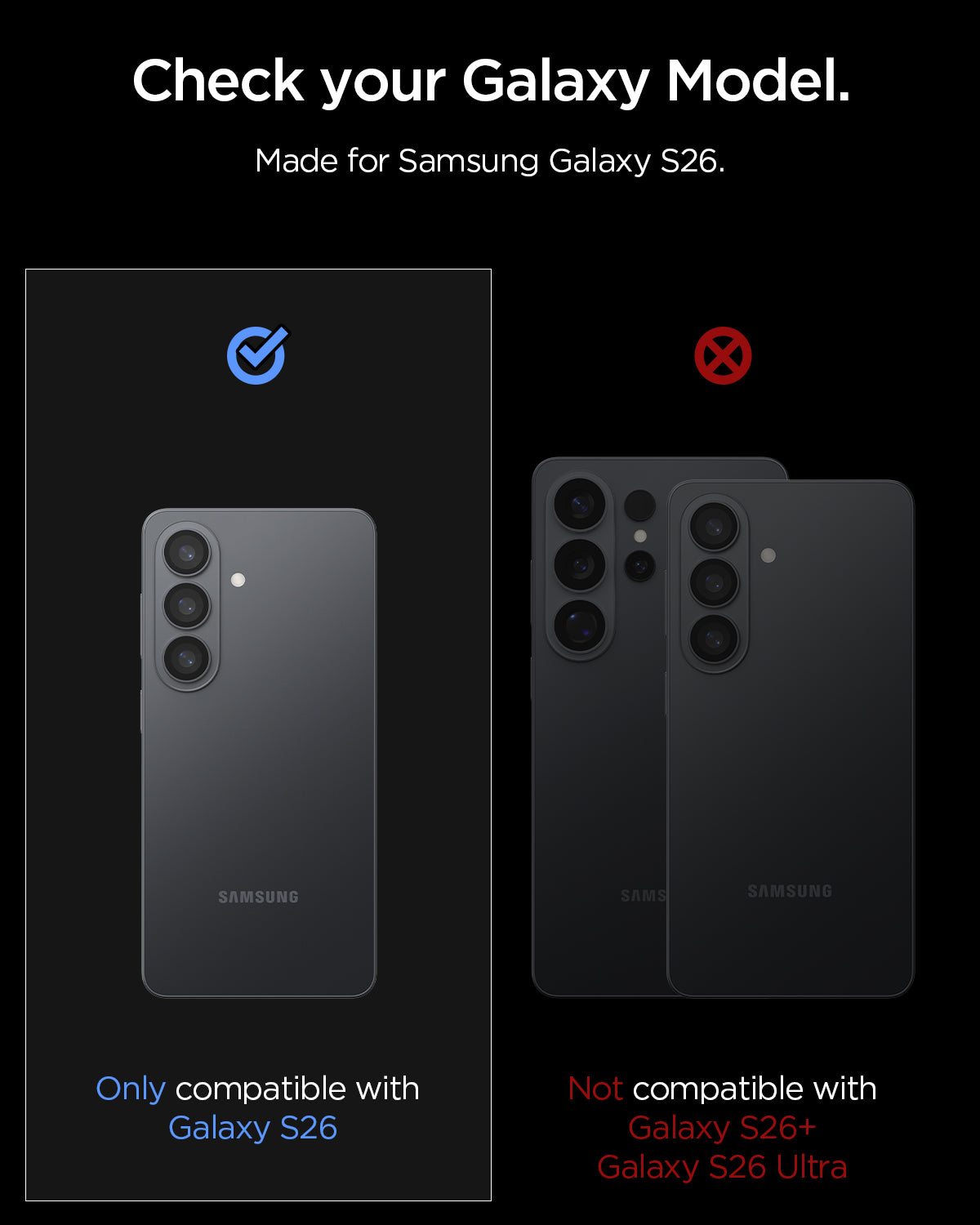 واقي عدسة Spigen Galaxy S26 – Optik Pro EZ Fit