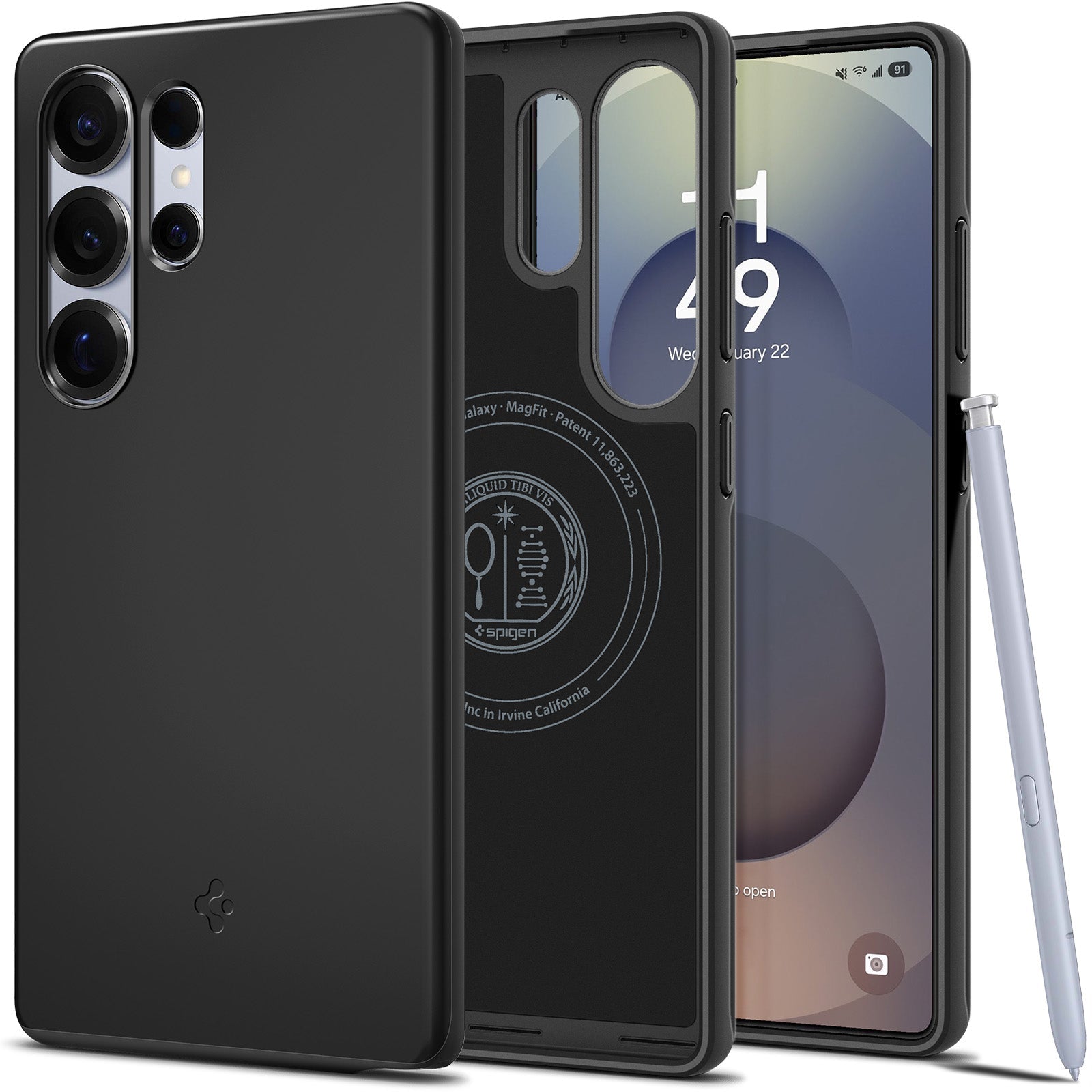 غطاء Spigen لـ Galaxy S25 Ultra - Thin Fit MagFit