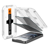 Spigen iPhone 17e / 16e / 14 / 13 / 13 Pro Screen Protector – GLAS.tR EZ Fit Privacy