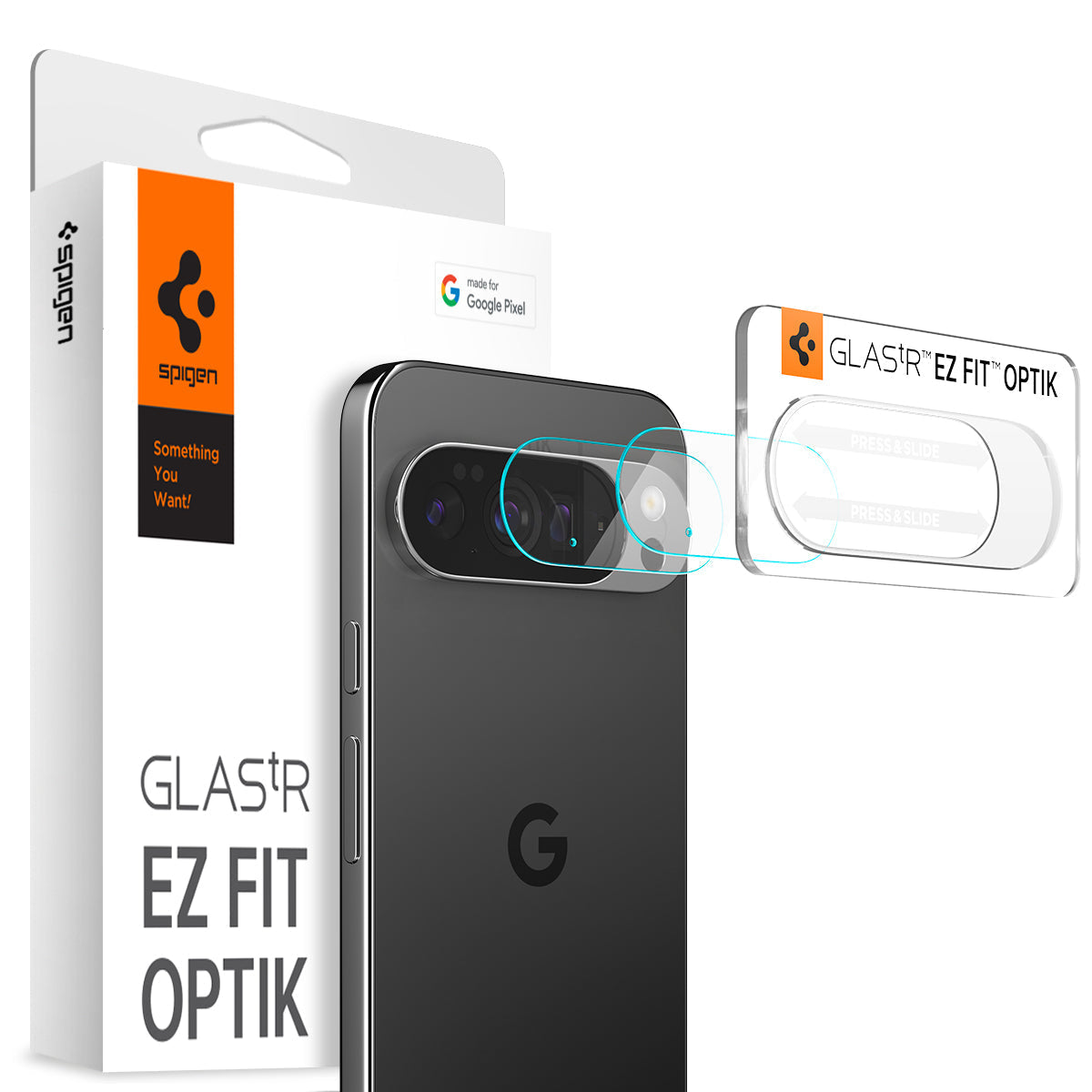 واقي عدسة Spigen لهاتف Pixel 10 Pro XL - Optik EZ Fit (عبوتان)