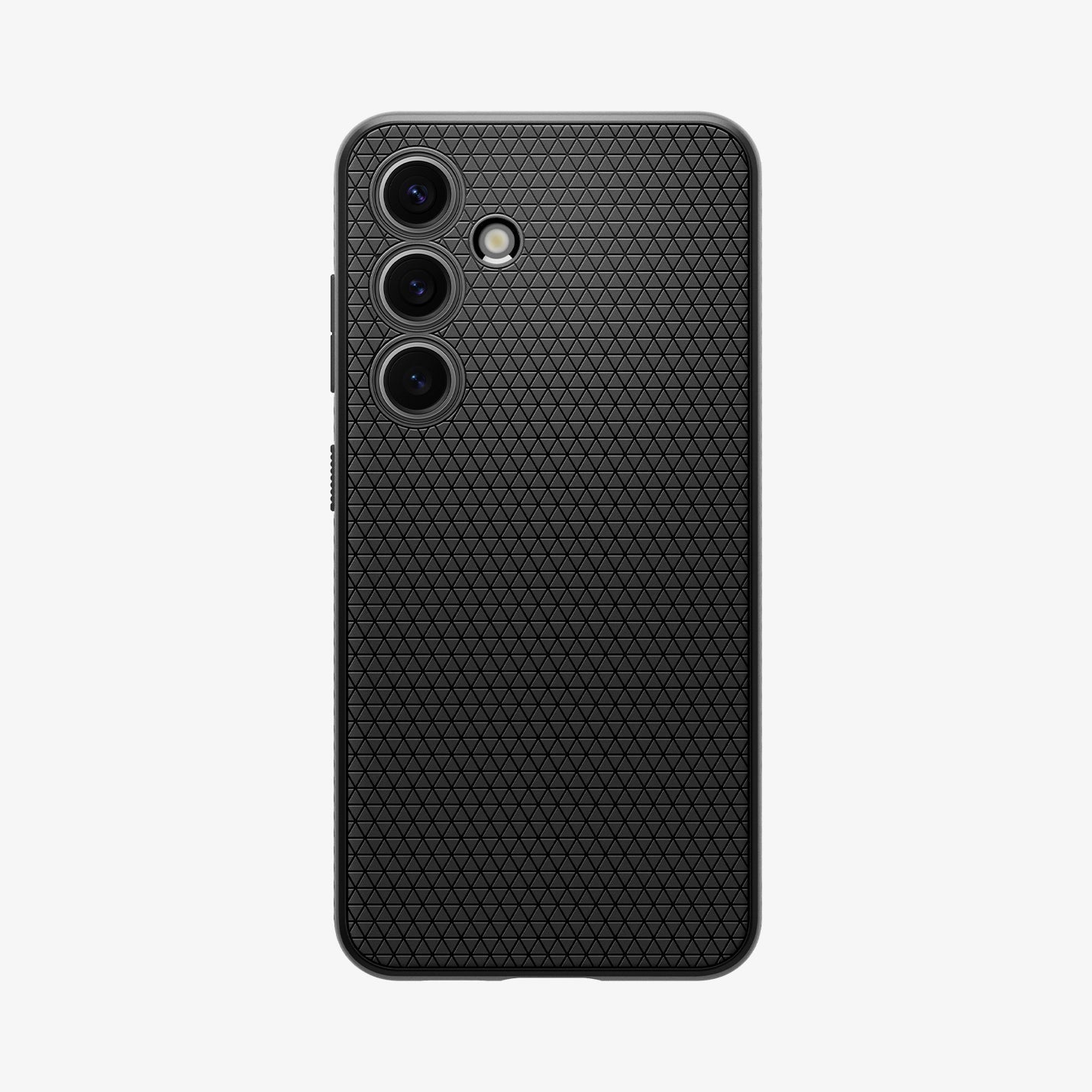 ACS07287 - Galaxy S24 Ultra Case Liquid Air in Matte Black showing the back